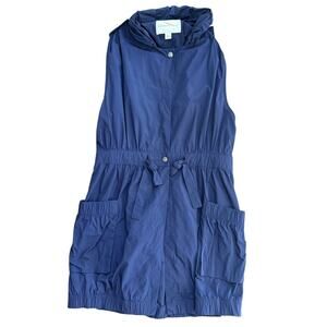 Banana Republic Women's Navy Blue Sleeveless Yacht Vest Jacket Size Small